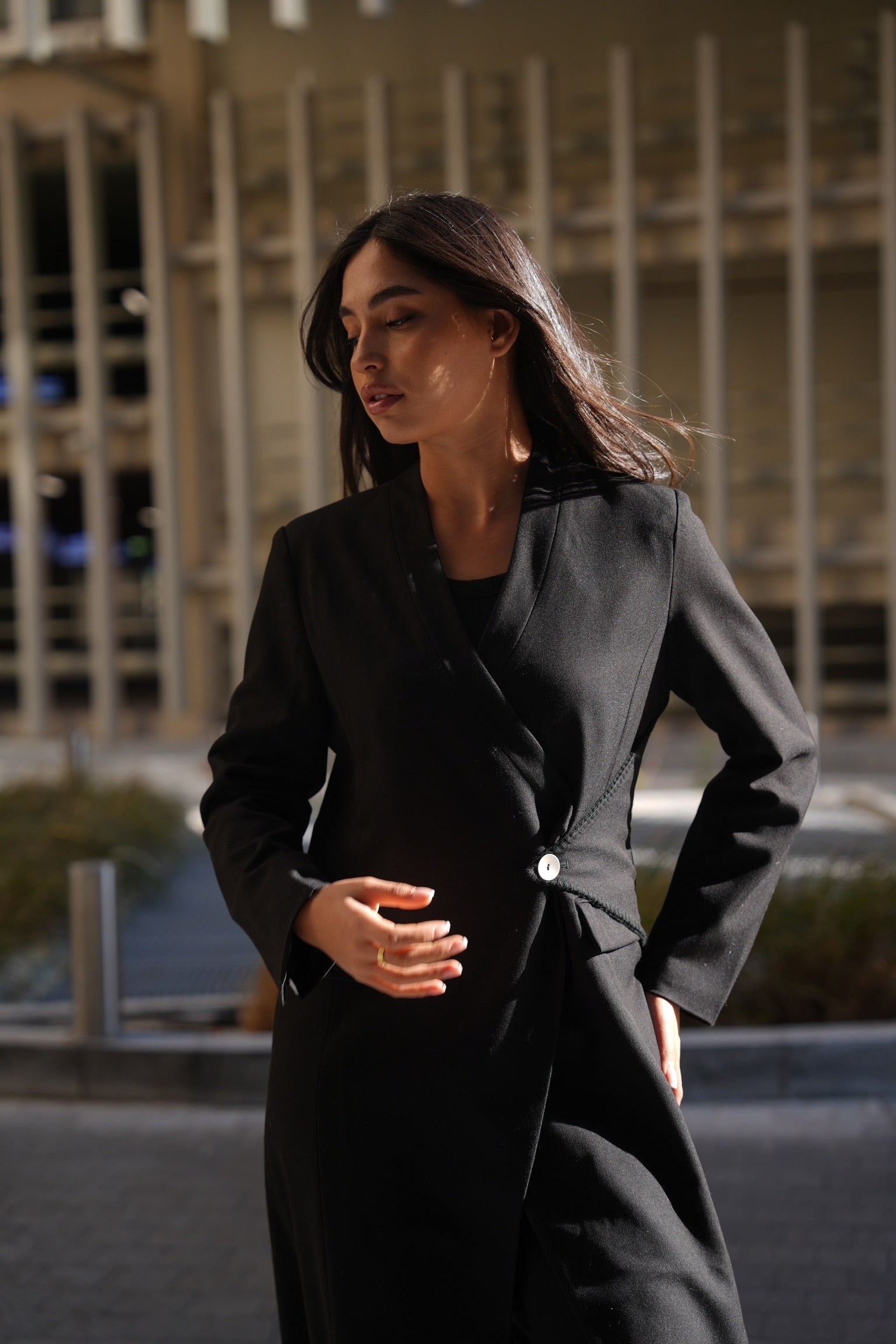 7688 Black Coat For Women