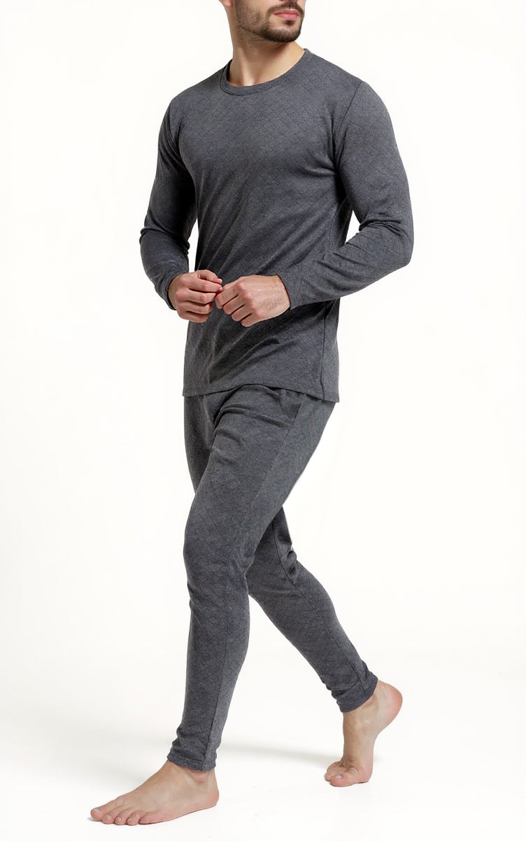 Dark Gray Thermal Set Al Jazeera For Men