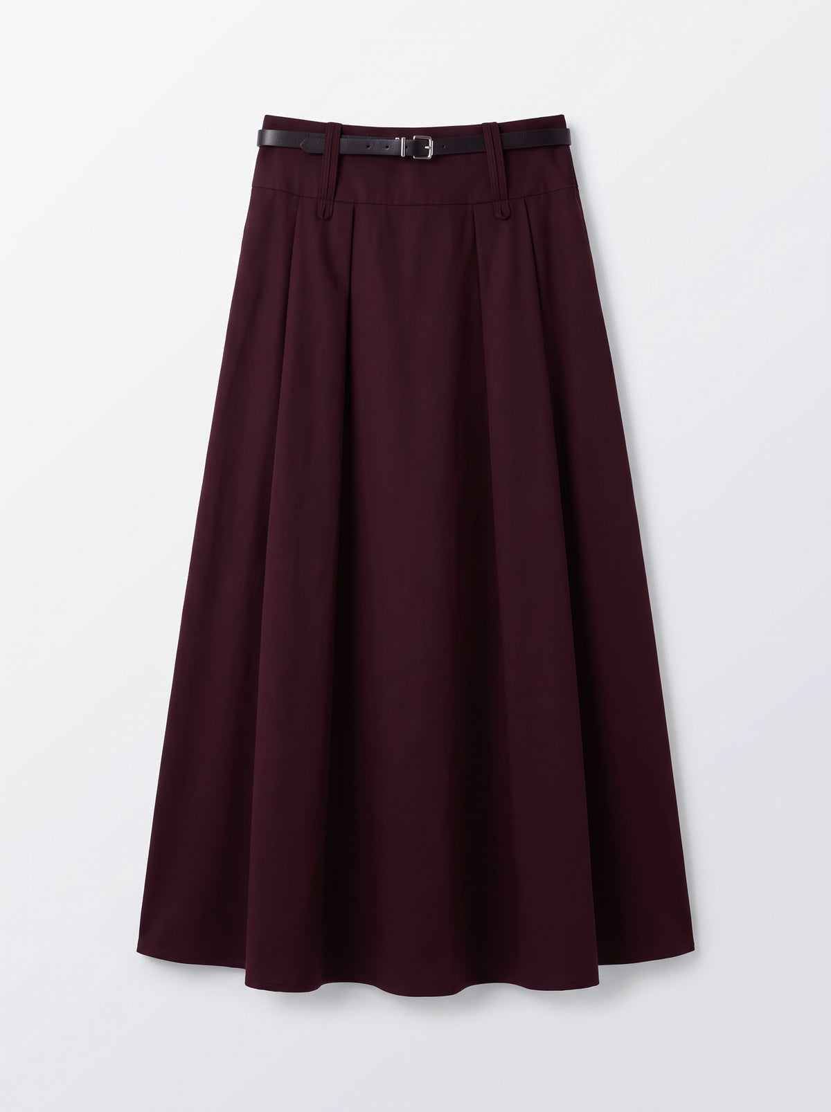 8313 Burgundy Skirt For Women