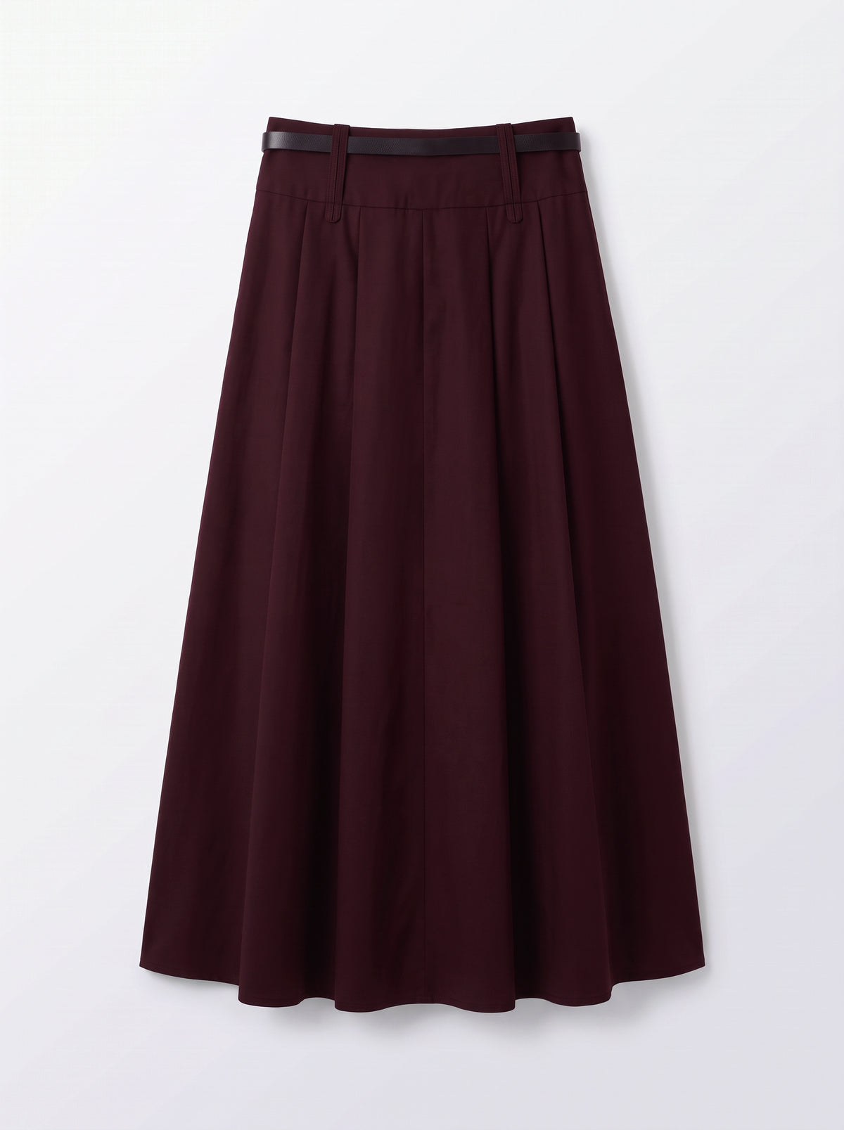 8313 Burgundy Skirt For Women