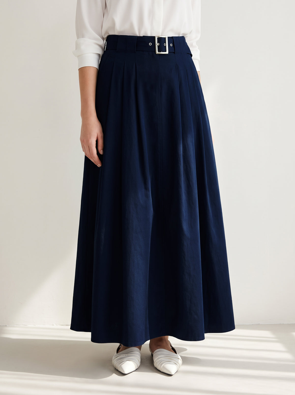 8312 Navy Skirt For Women