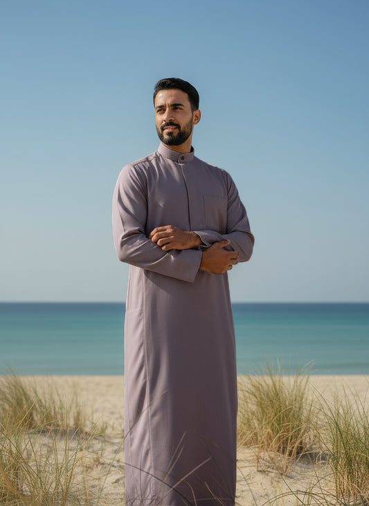 Beige Winter Dishdasha Al Jazeera For Men