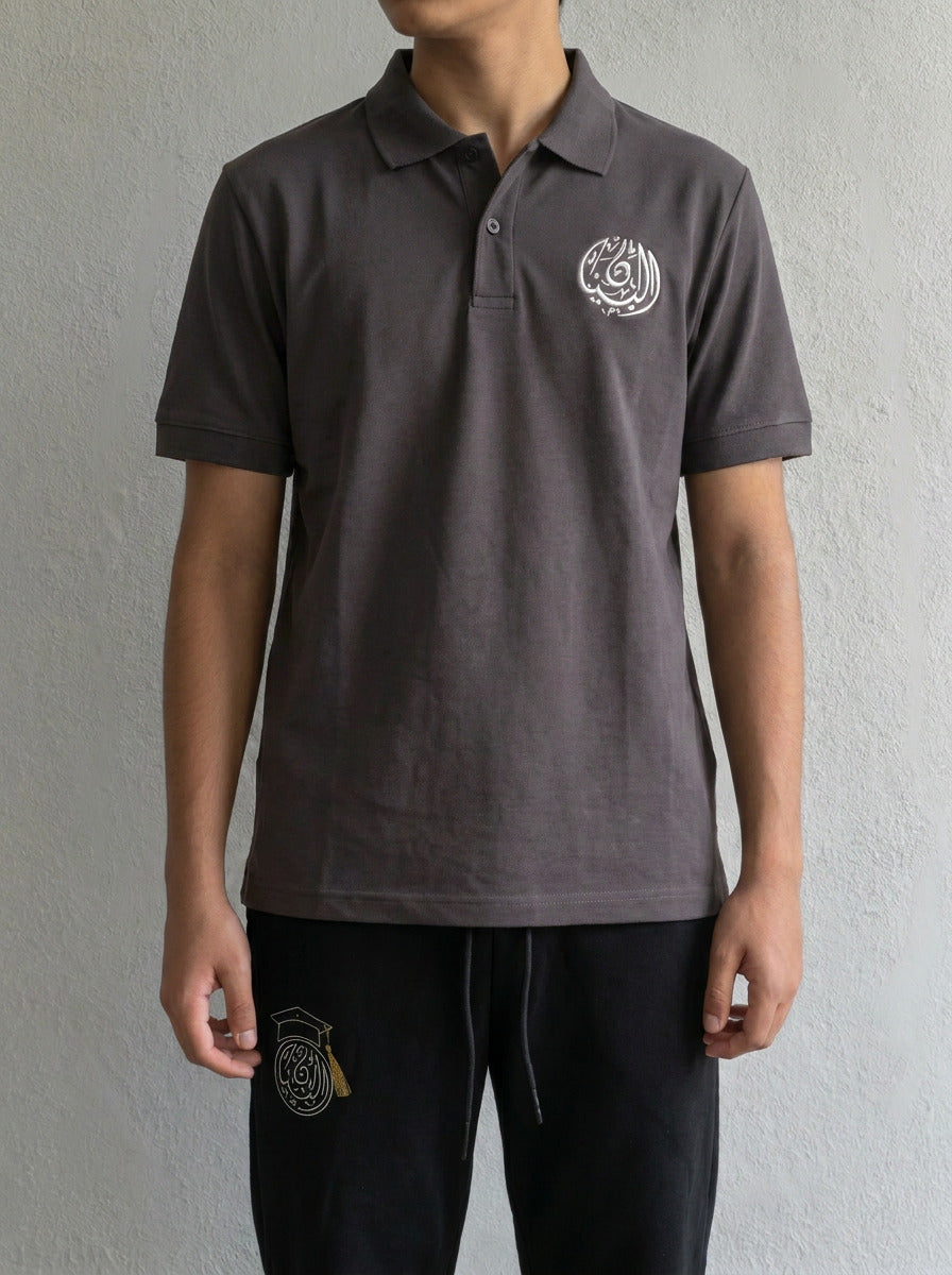 BIS Senior Grey Polo T-Shirt For Men