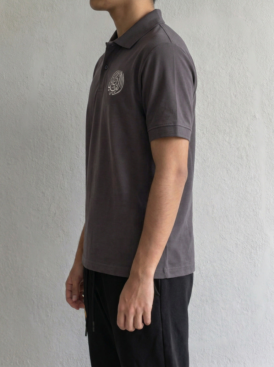 BIS Senior Grey Polo T-Shirt For Men