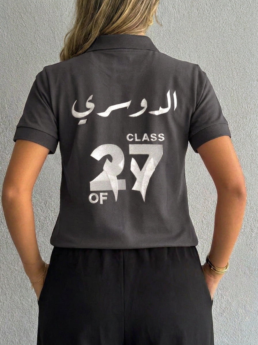 BIS Senior Grey Polo T-Shirt For Women