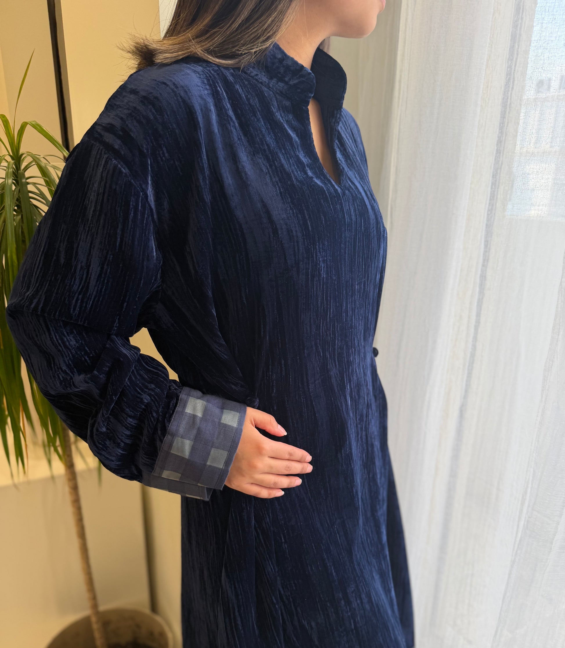 8082 Sunday Studio Navy Dress For Women