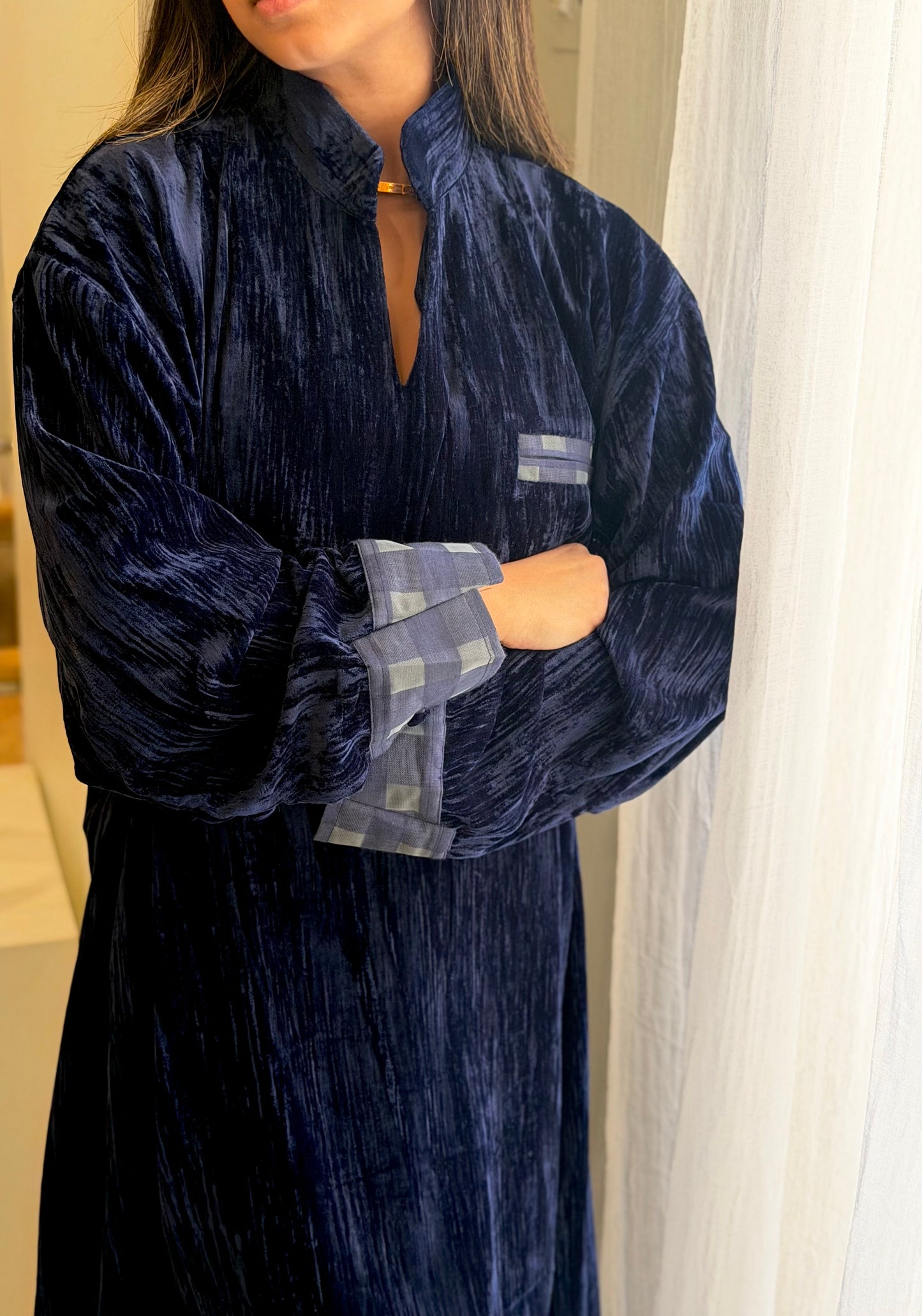 8082 Sunday Studio Navy Dress For Women