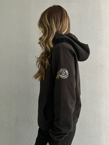 BBS Senior Black Hoodie For Women