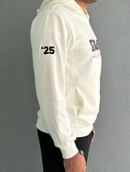 BBS Senior White Hoodie For Men