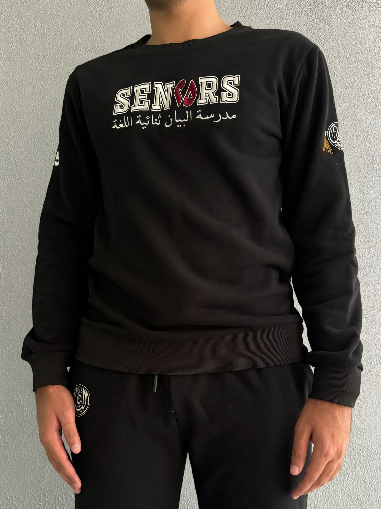 BBS Senior Black Sweater For Men