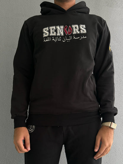 BBS Senior Black Hoodie For Men