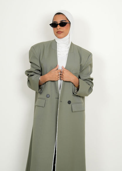 7949 Multi-Color Long Jacket For Women