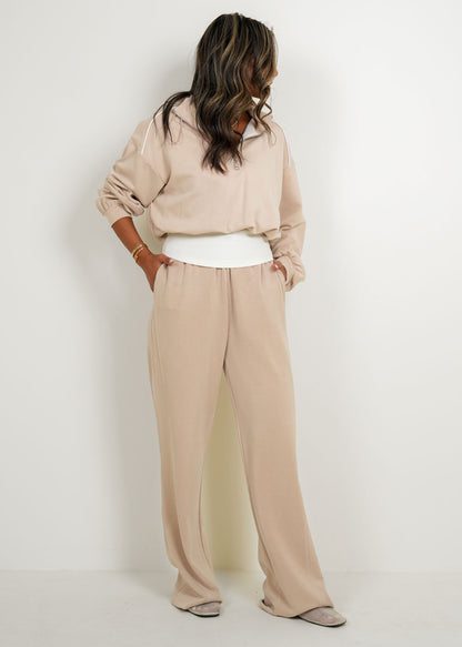 7885 Beige Winter Set For Women