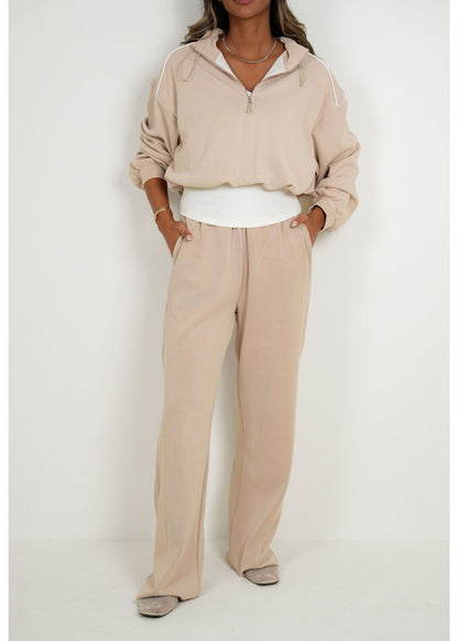 7885 Beige Winter Set For Women