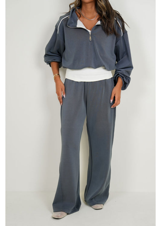 7885 Grey Winter Set For Women