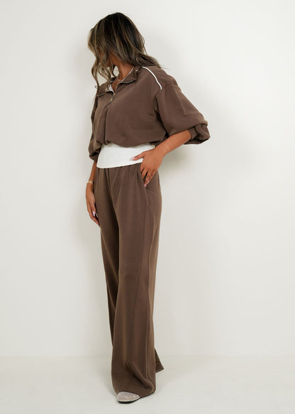 7885 Brown Winter Set For Women