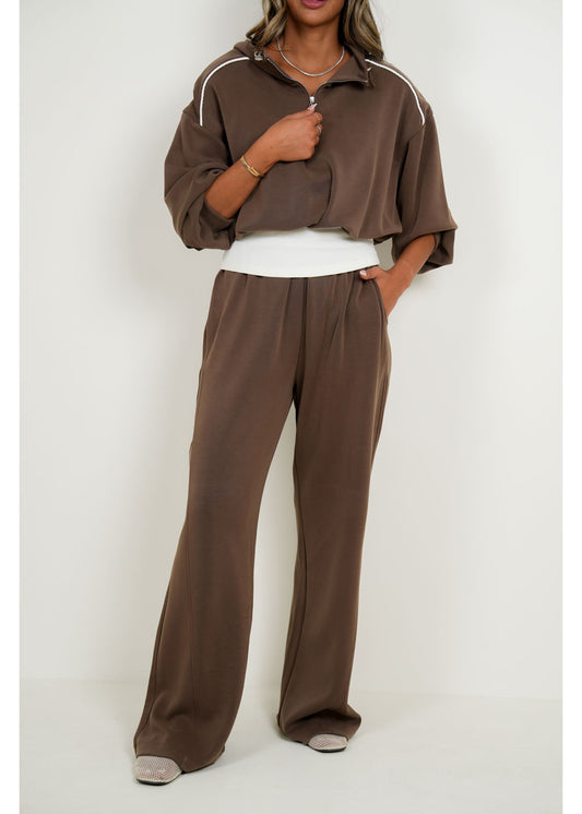 7885 Brown Winter Set For Women