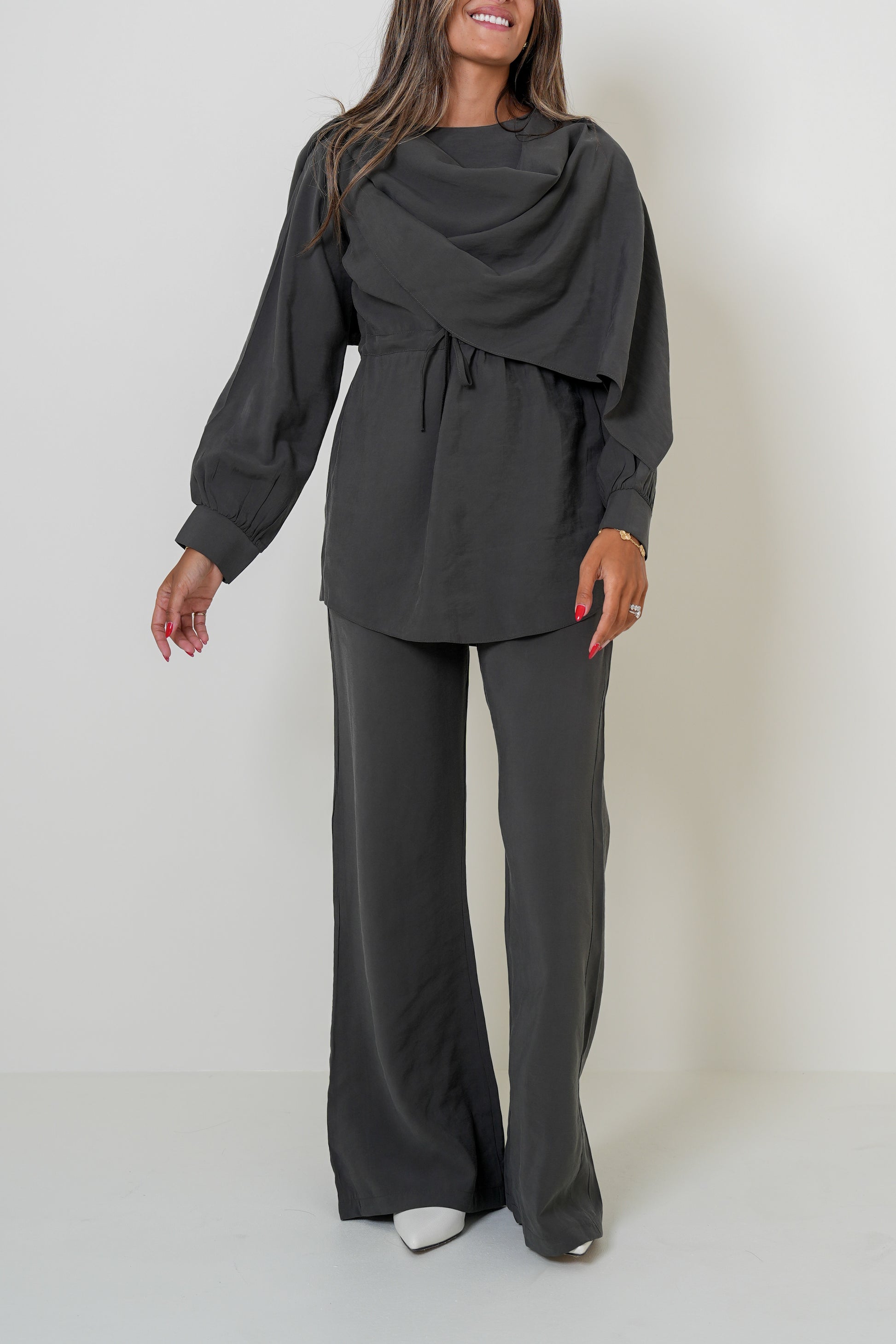 7901 Dark Gray Set For Women