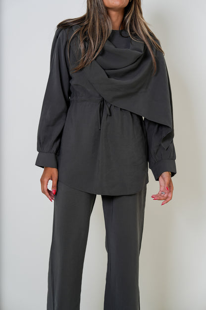 7901 Dark Gray Set For Women