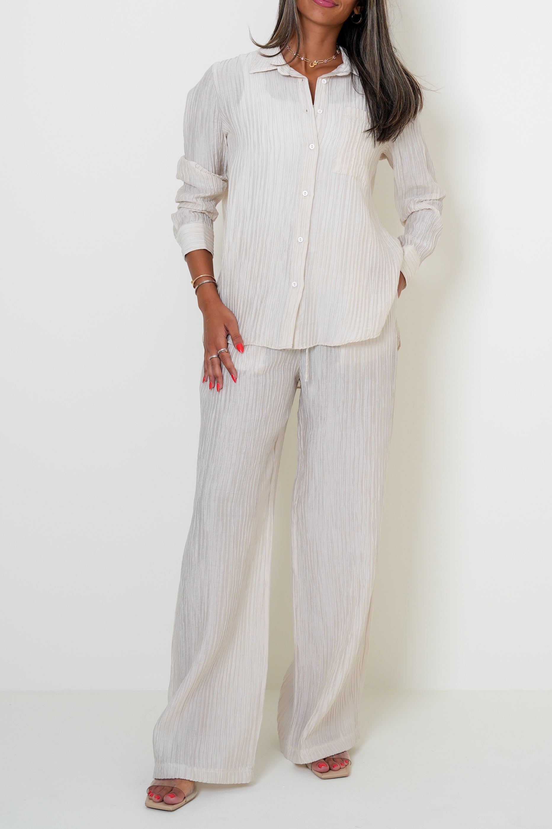 7906 Beige Set For Women