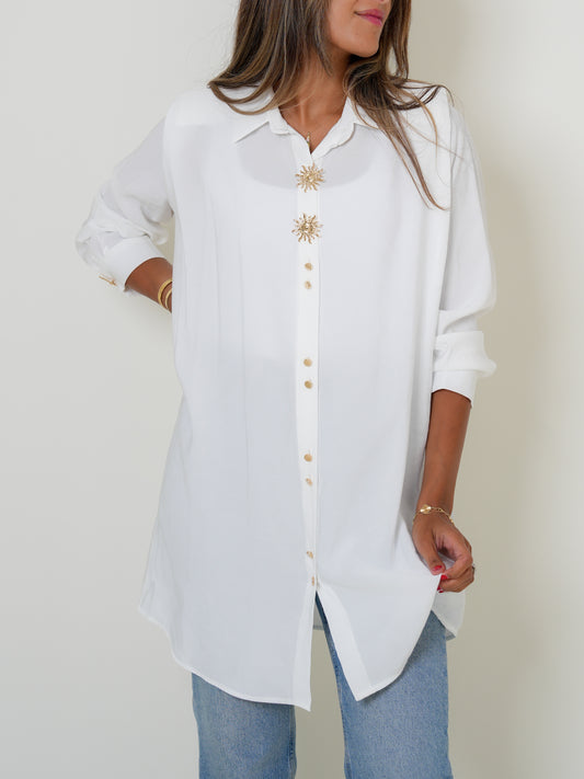 7905 White Blouse For Women