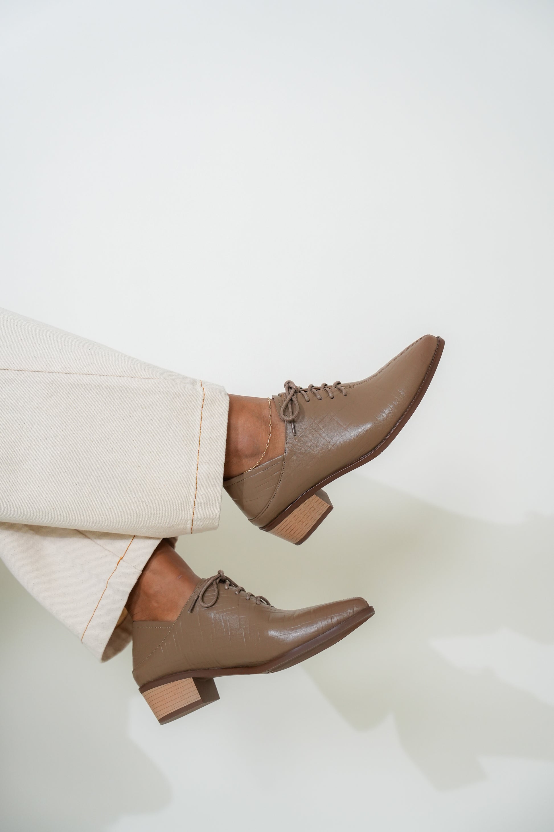 7920 Khaki Shoes For Women