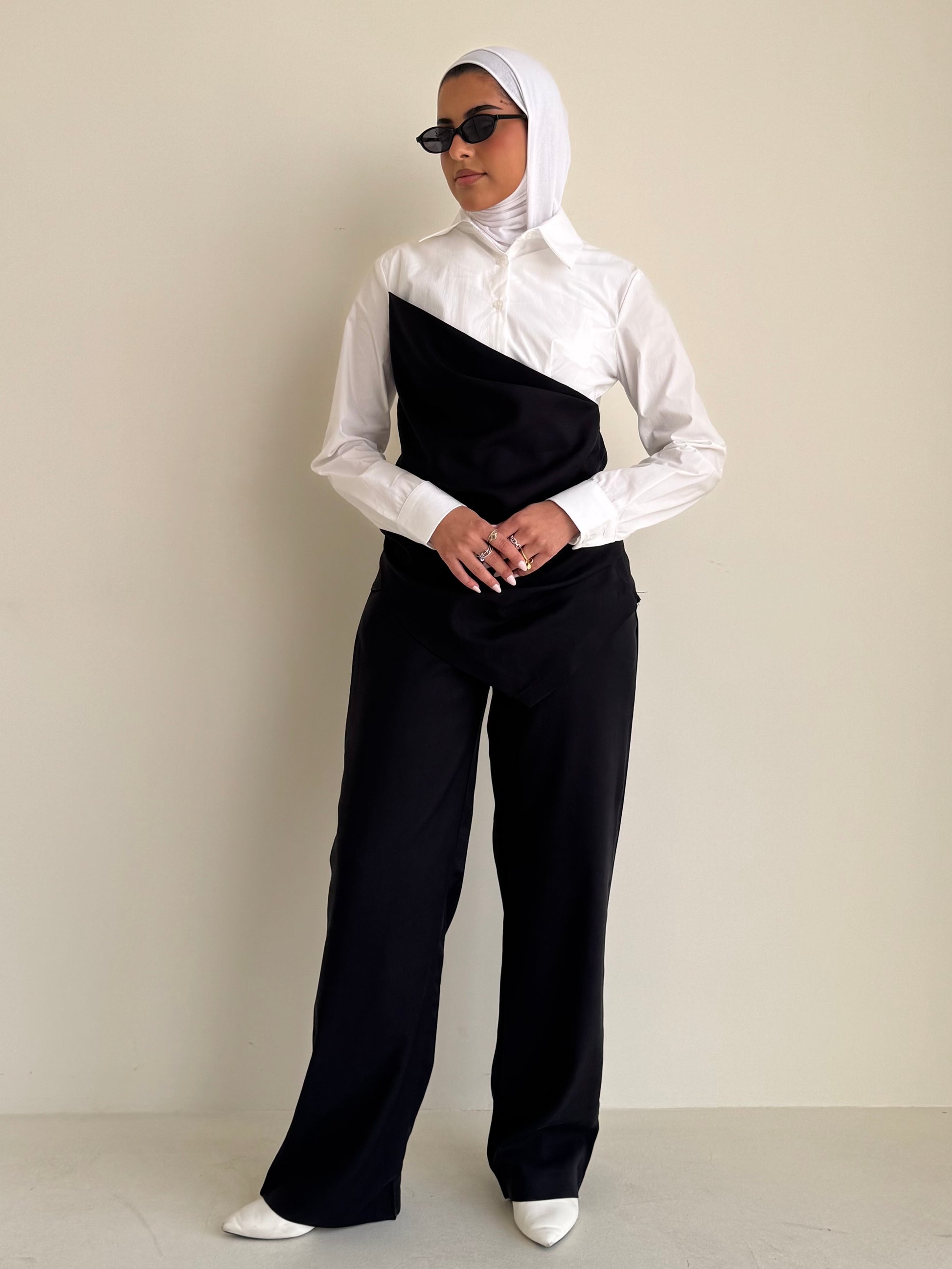 8186 Multi-Color Shirt And Pants Set For Women