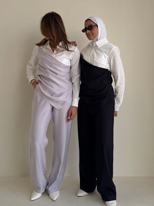 8186 Multi-Color Shirt And Pants Set For Women