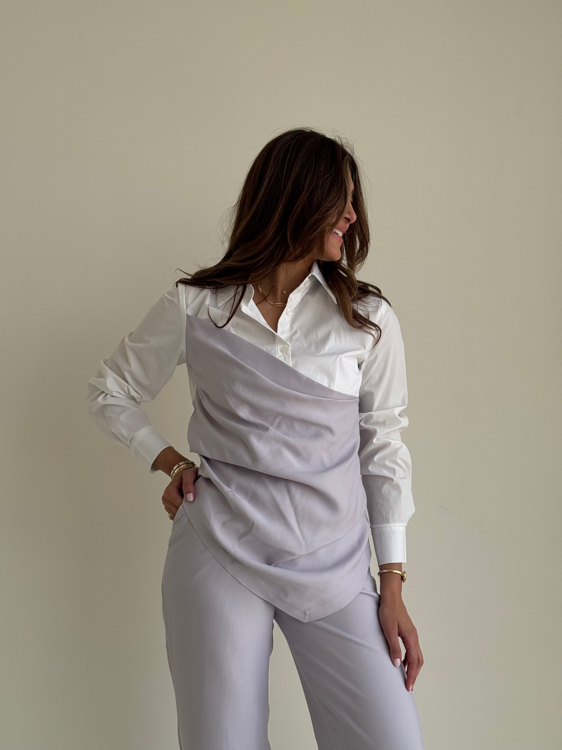 8186 Multi-Color Shirt And Pants Set For Women
