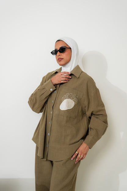 7887 Olive Leaf Set For Women