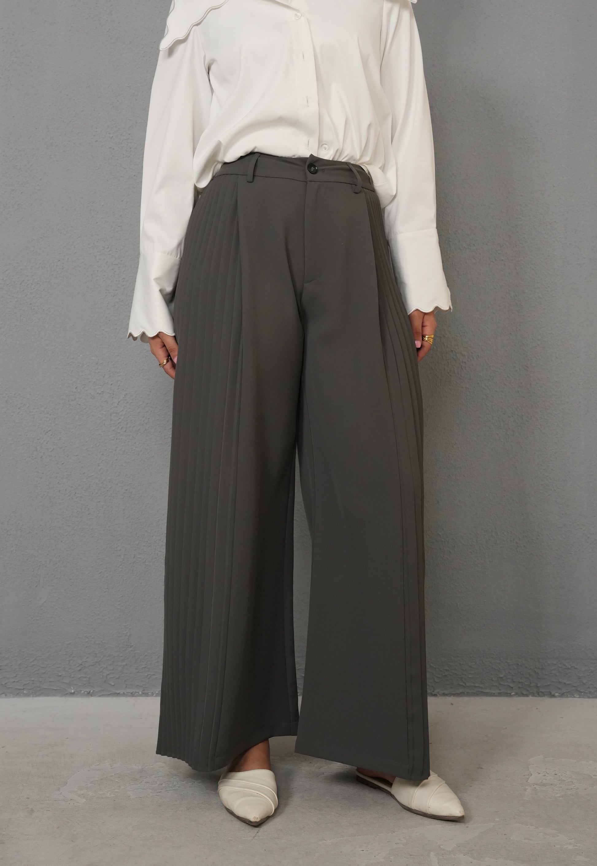 7827 Grey Pant For Women