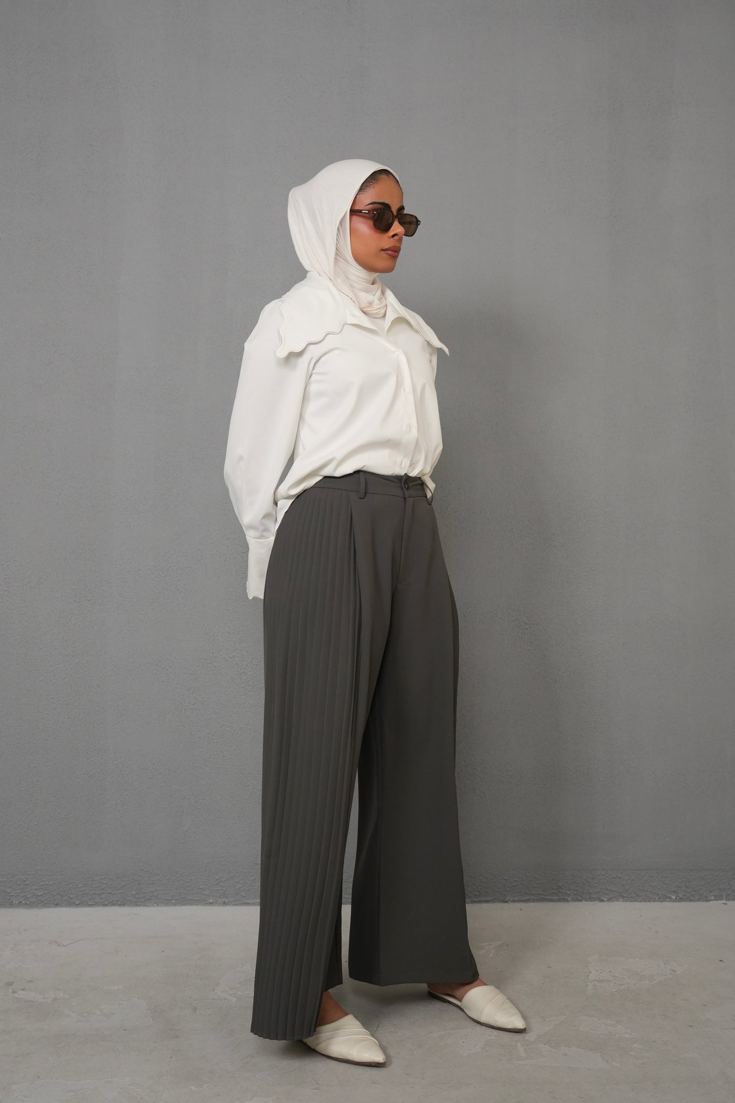 7827 Grey Pant For Women