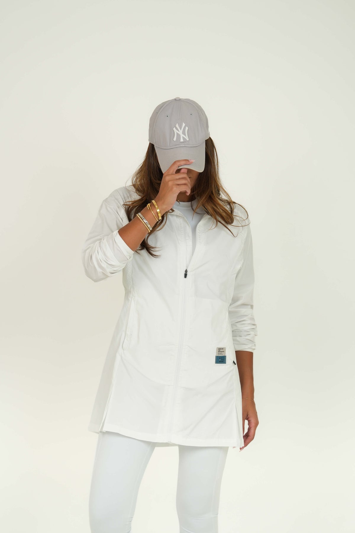 Not So Basic White Long Jacket