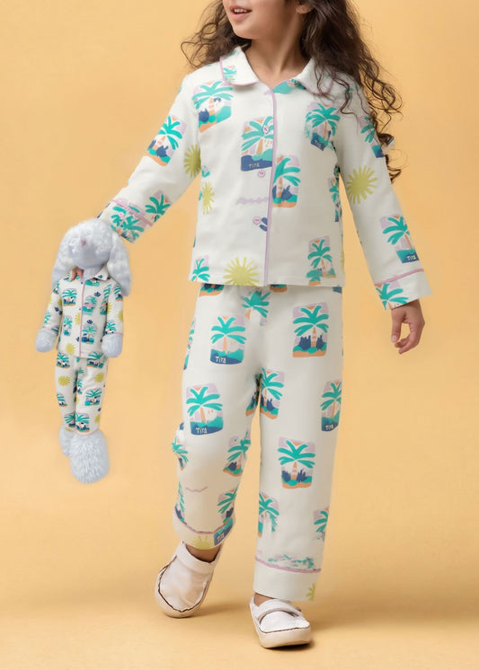 TIYA ST370 Pajama Set For Girls