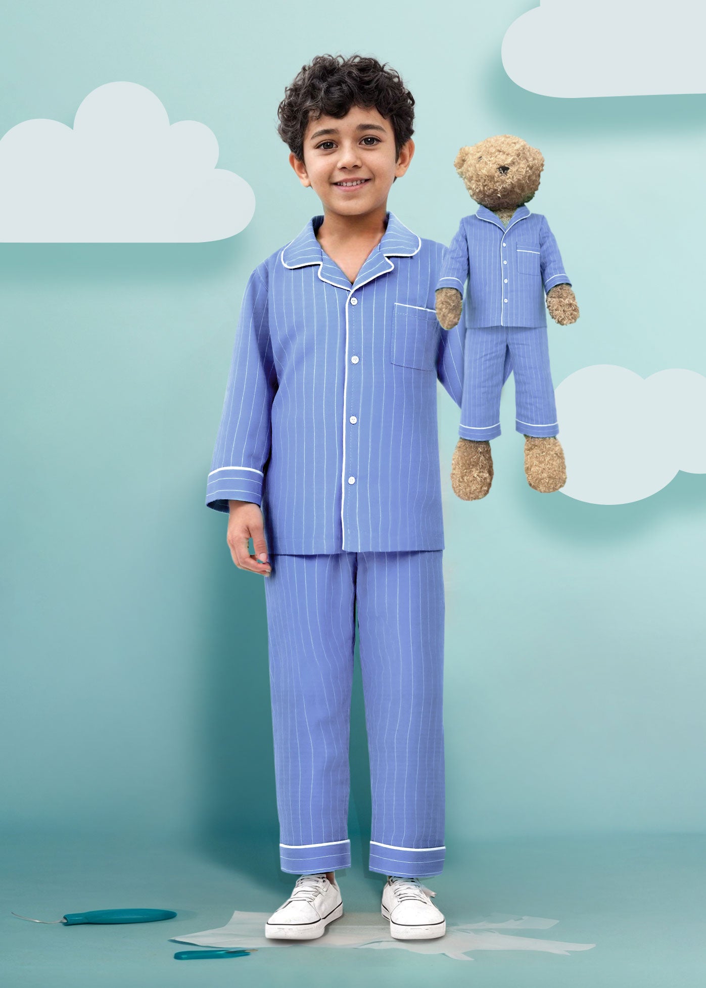 Cobalt Blue Pajama Set