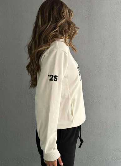 BBS Senior White Hoodie For Women