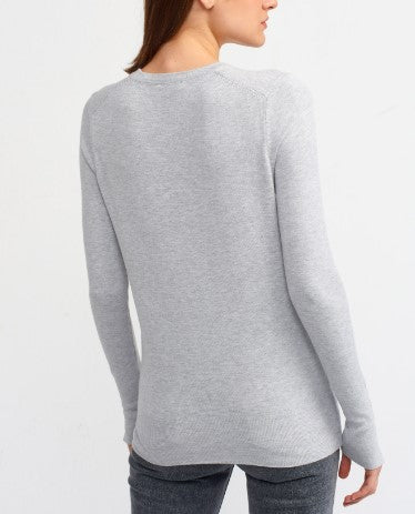 7731 Off White Pullover Top For Women