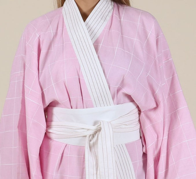 Kobi Pink Kimono Dress For Women