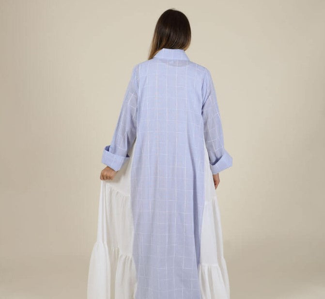 Capri Blue Daraa With Side Flares For Women