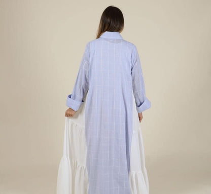 Capri Blue Daraa With Side Flares For Women