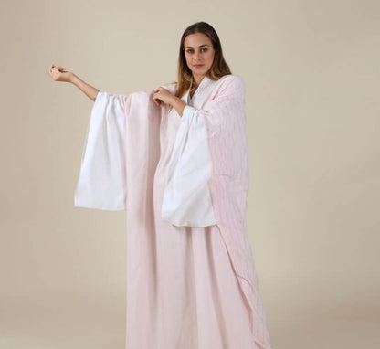 Lemonade Pink Kimono Arabic Font Dress For Women