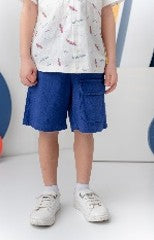 7873 Blue Shorts For Boys
