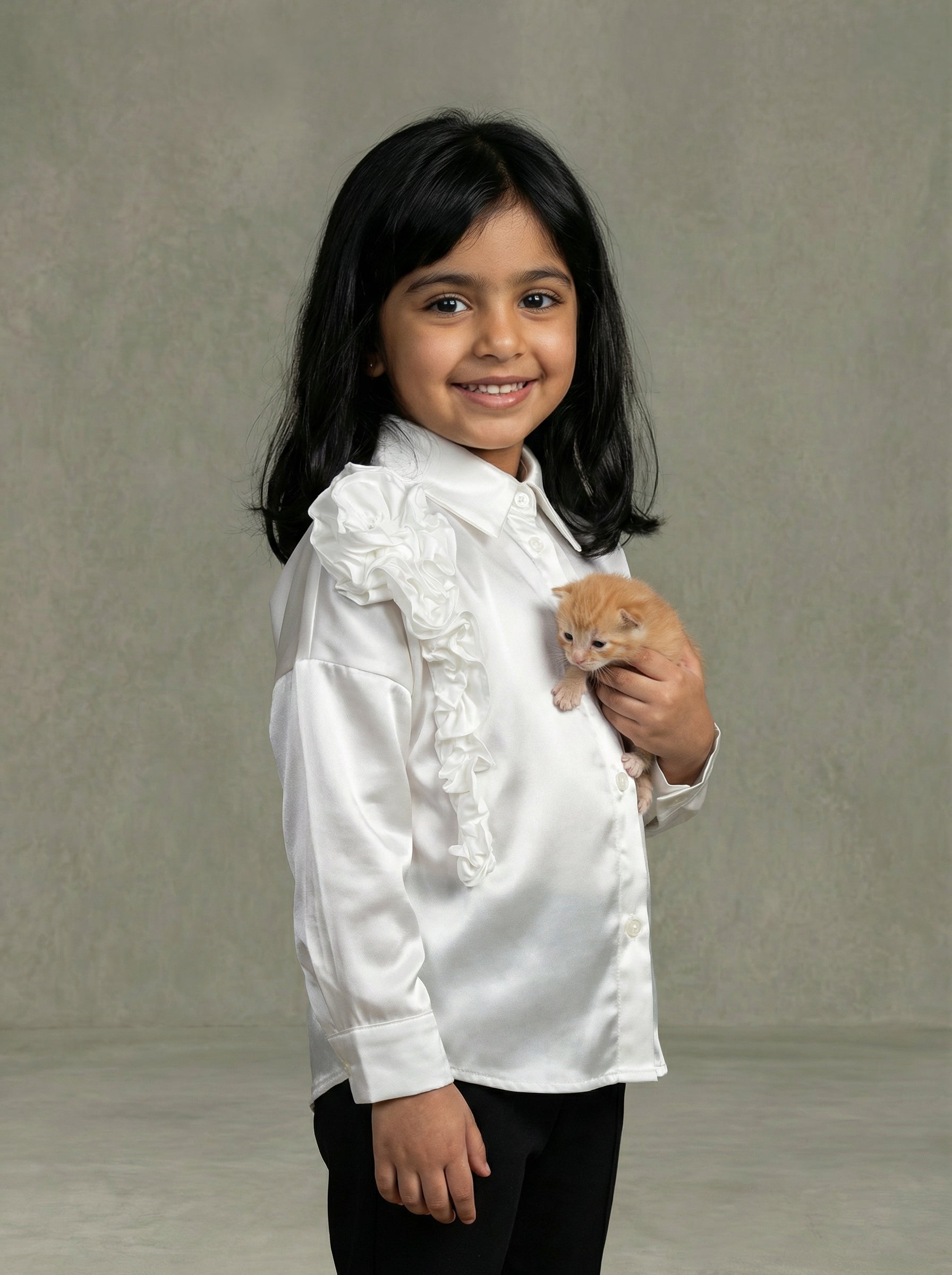 TIYA T0392 White Shirt