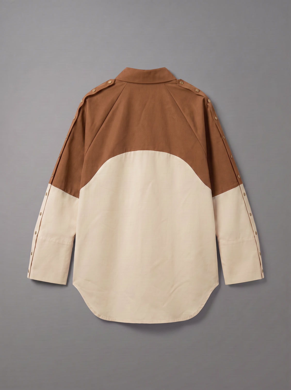 8331 Beige And Brown Shirt For Women