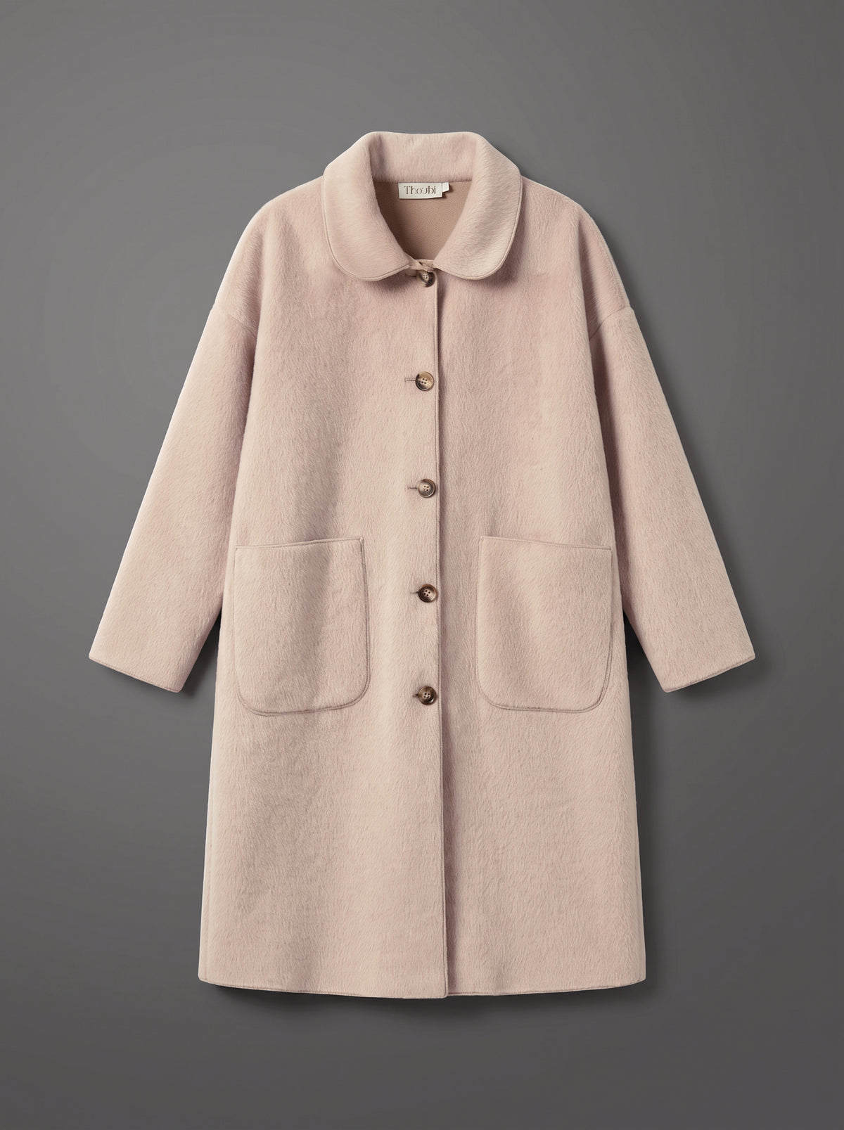 8311 Light Beige Long Jacket For Women