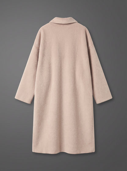 8311 Light Beige Long Jacket For Women