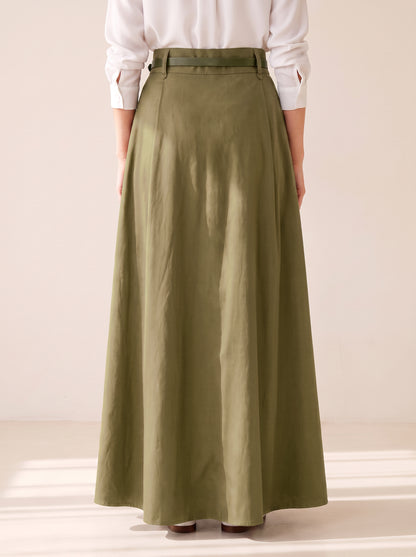 8325 Light Beige Skirt For Women