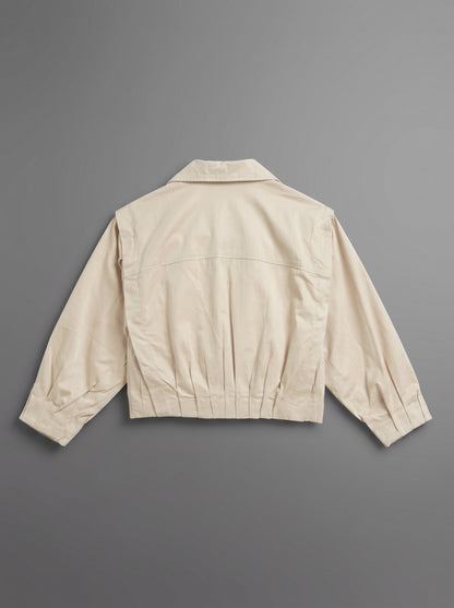 8356 Light Beige Jacket For Women