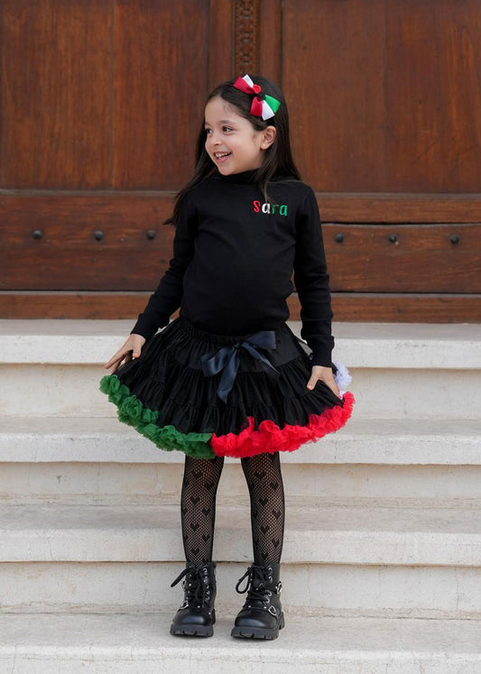 National Day Skirt For Girls