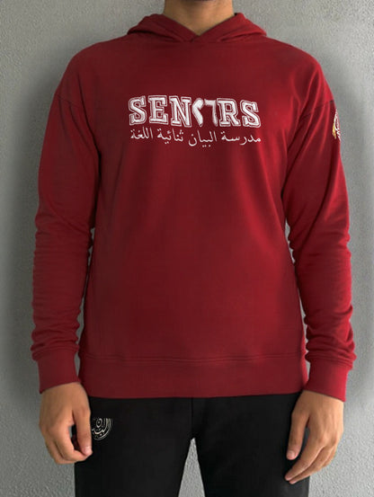 هودي BBS سنيور أحمر كاردينال للرجال